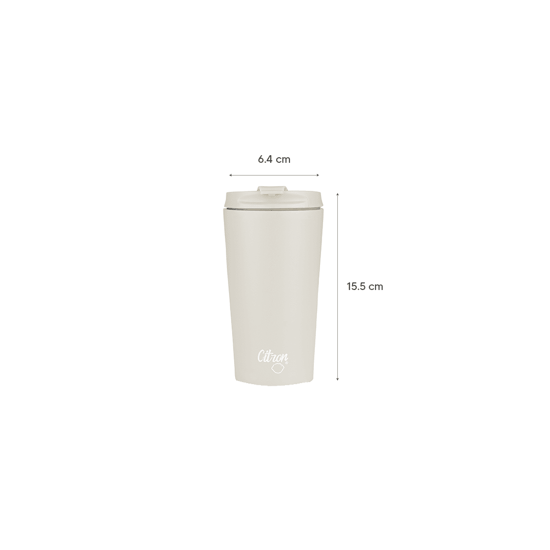 Citron Coffee Mug 370ml - Yellow - Laadlee