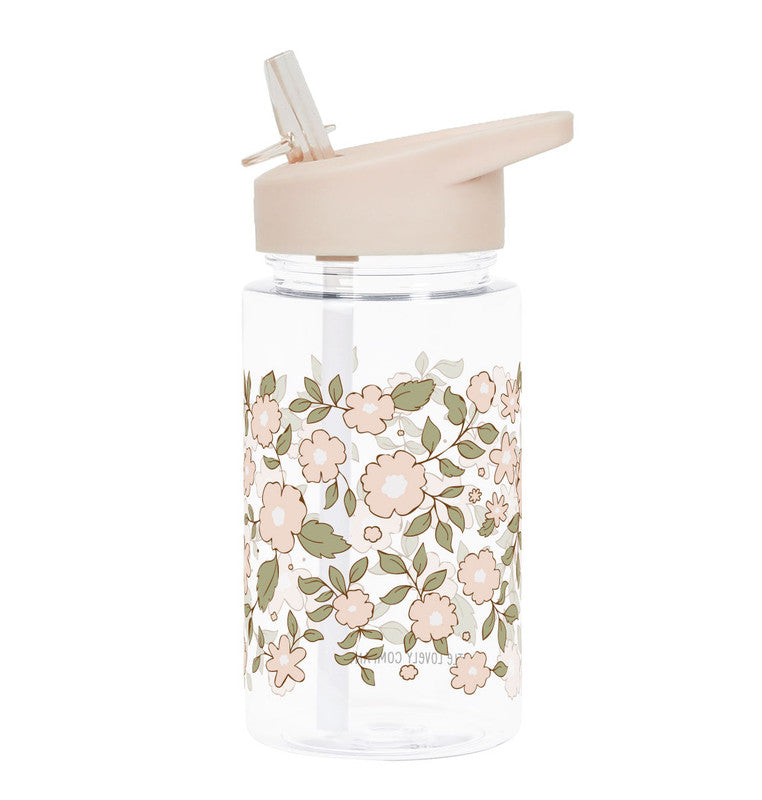 A Little Lovely Company Drink Bottle - Blossoms - Pink - Laadlee