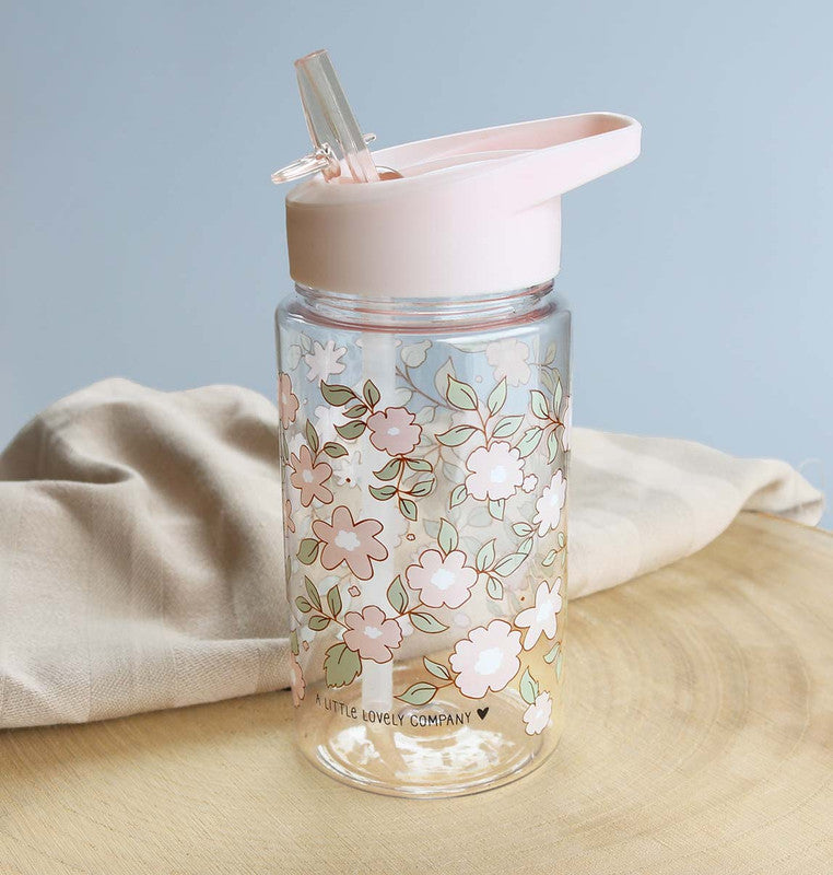 A Little Lovely Company Drink Bottle - Blossoms - Pink - Laadlee