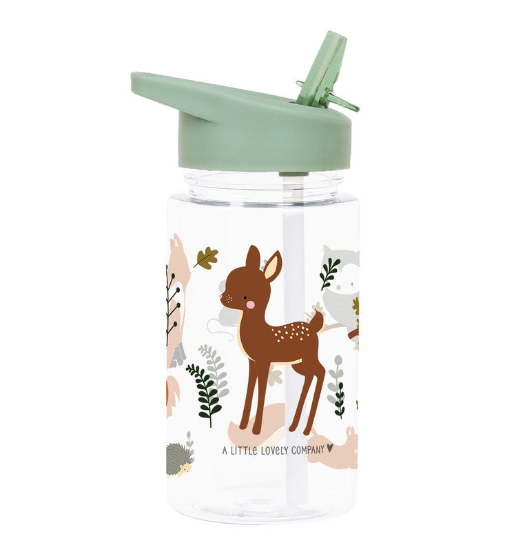 A Little Lovely Company Drink Bottle - Forest Friends - Laadlee