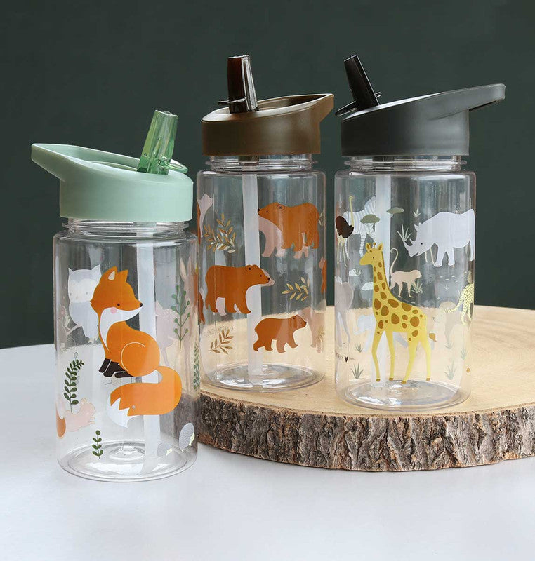 A Little Lovely Company Drink Bottle - Forest Friends - Laadlee