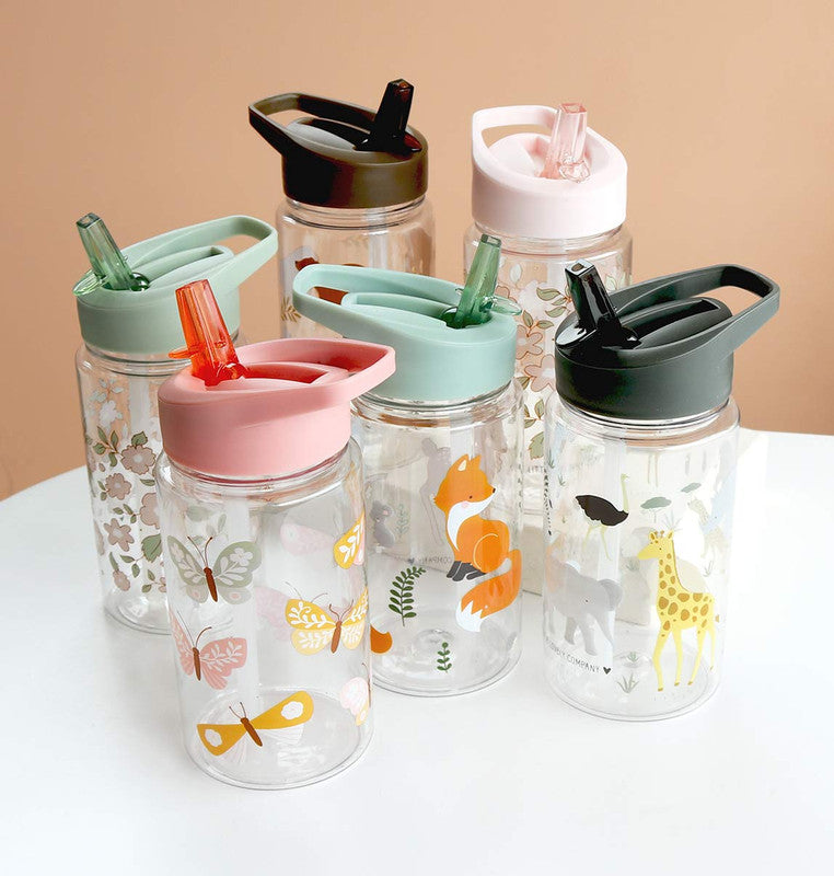 A Little Lovely Company Drink Bottle - Forest Friends - Laadlee