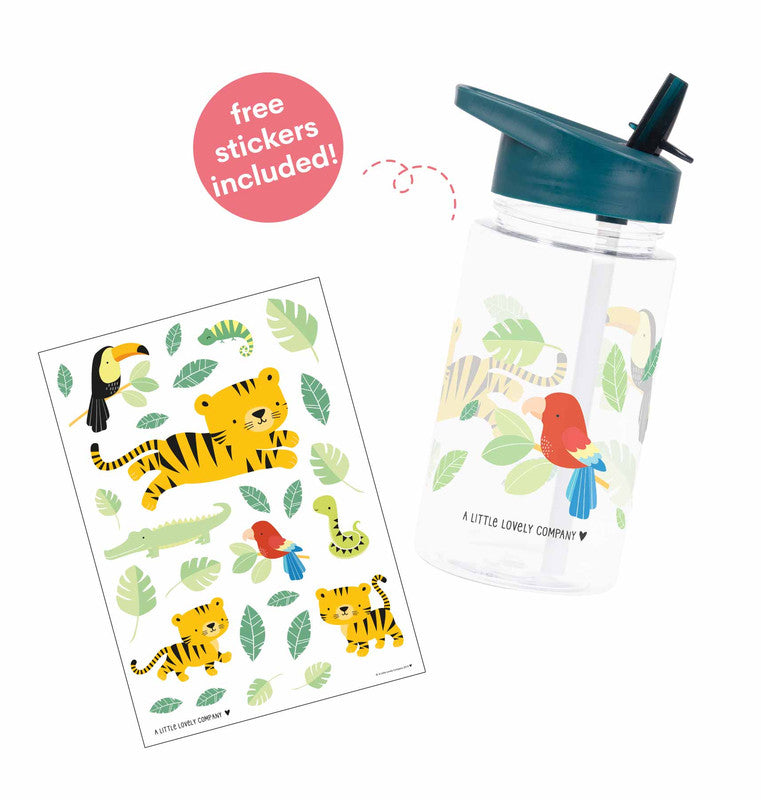 A Little Lovely Company Drink Bottle - Jungle Tiger - Laadlee