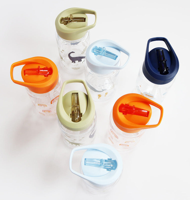 A Little Lovely Company Drink Bottle - Rainbows - Laadlee