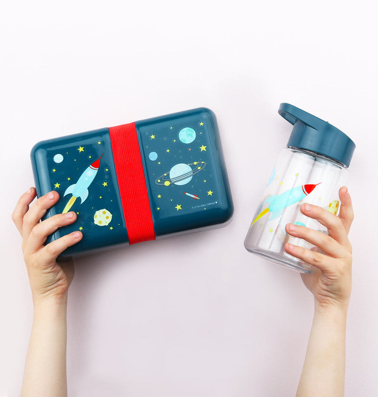 A Little Lovely Company Drink Bottle - Space - Laadlee