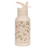 A Little Lovely Company Stainless Steel Water Bottle - 350ml - Blossoms Pink - Laadlee