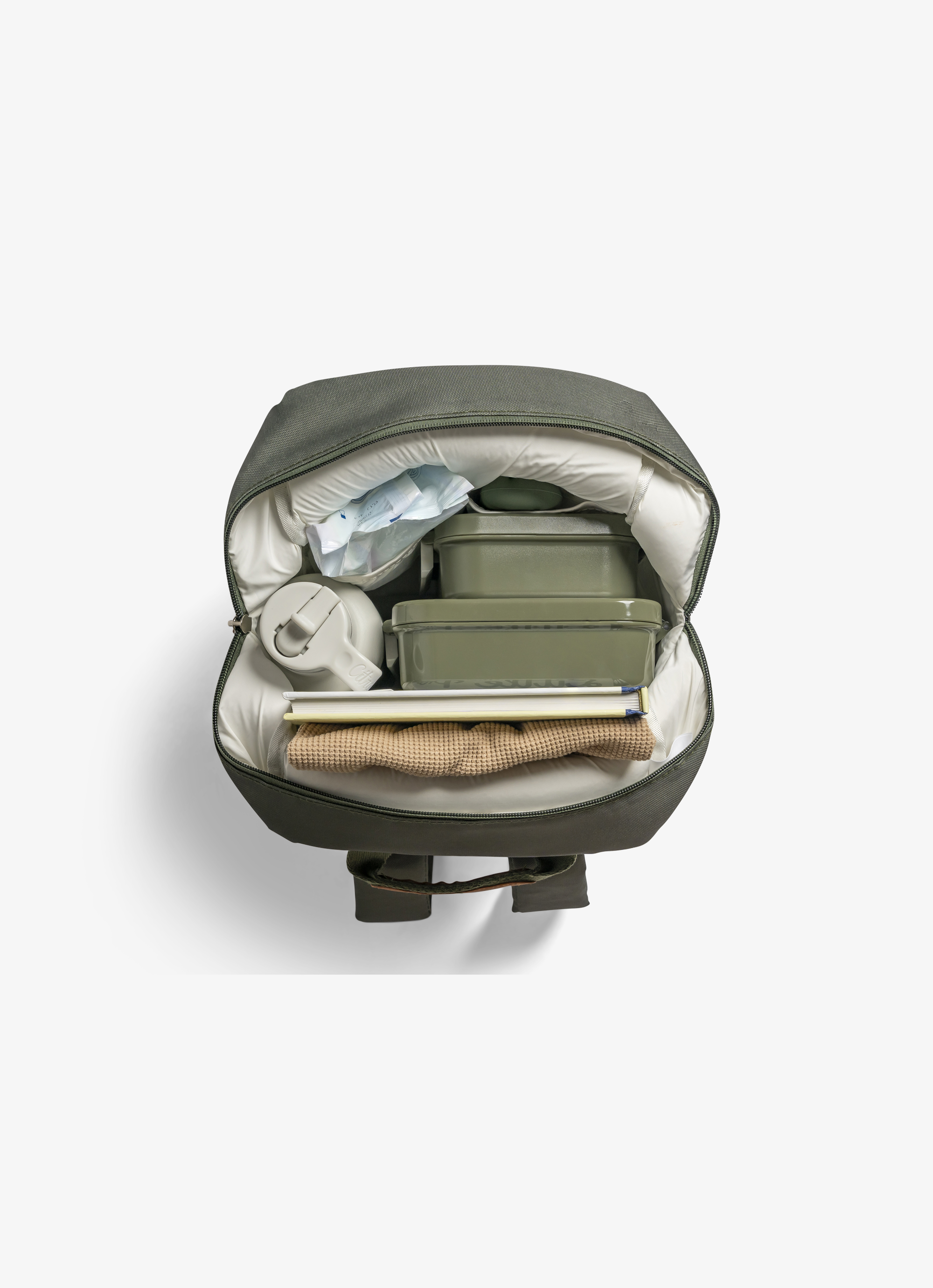 Citron Kids Backpack - Olive Green - Laadlee