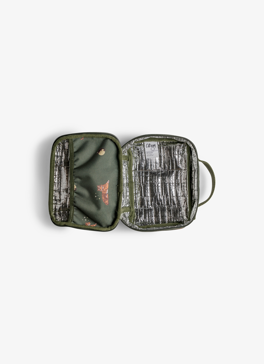 Citron Insulated Snack Bag - Tiger - Laadlee