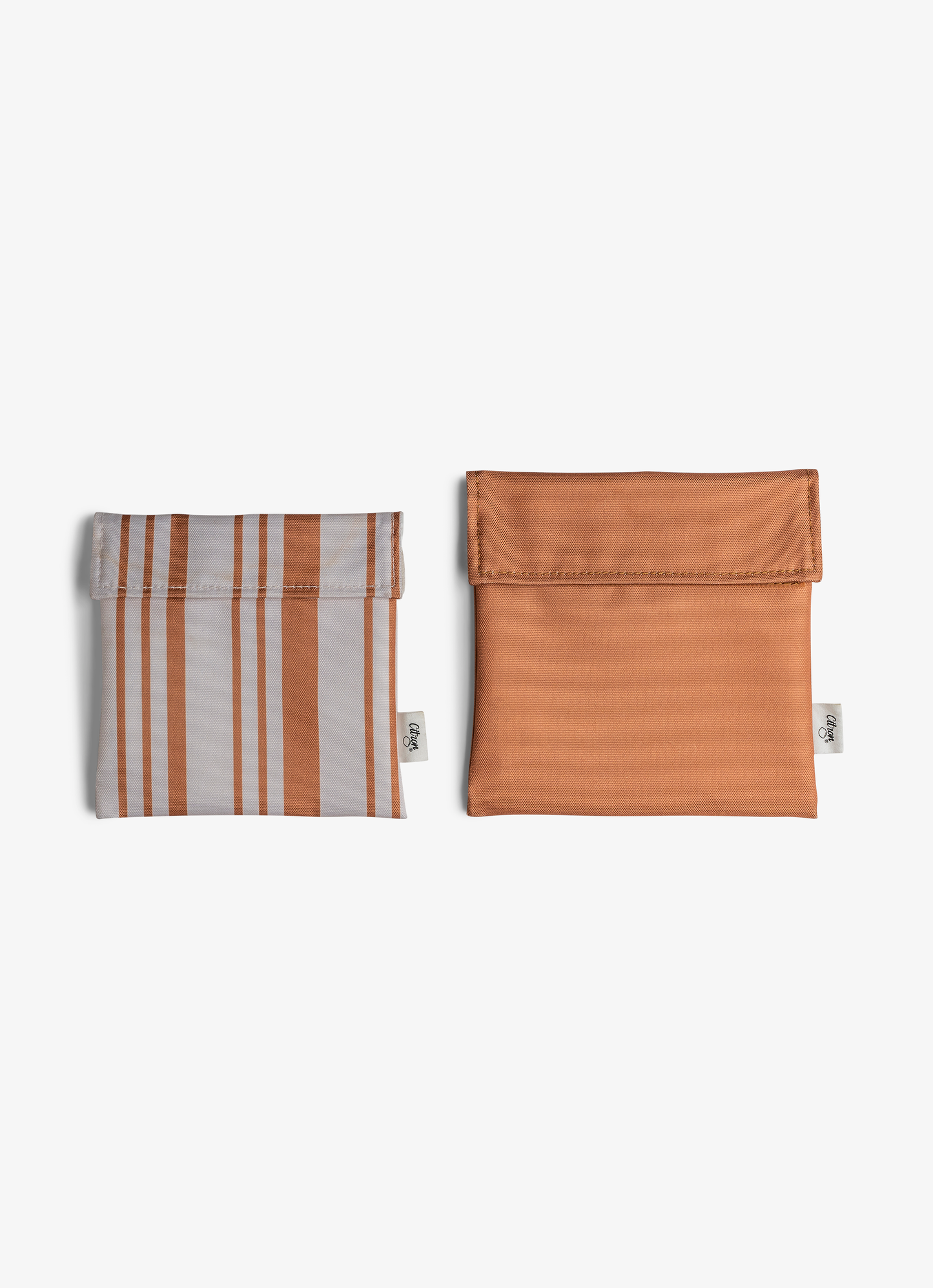 Citron Reusable Sandwich Bag Set of 2 - Caramel - Laadlee