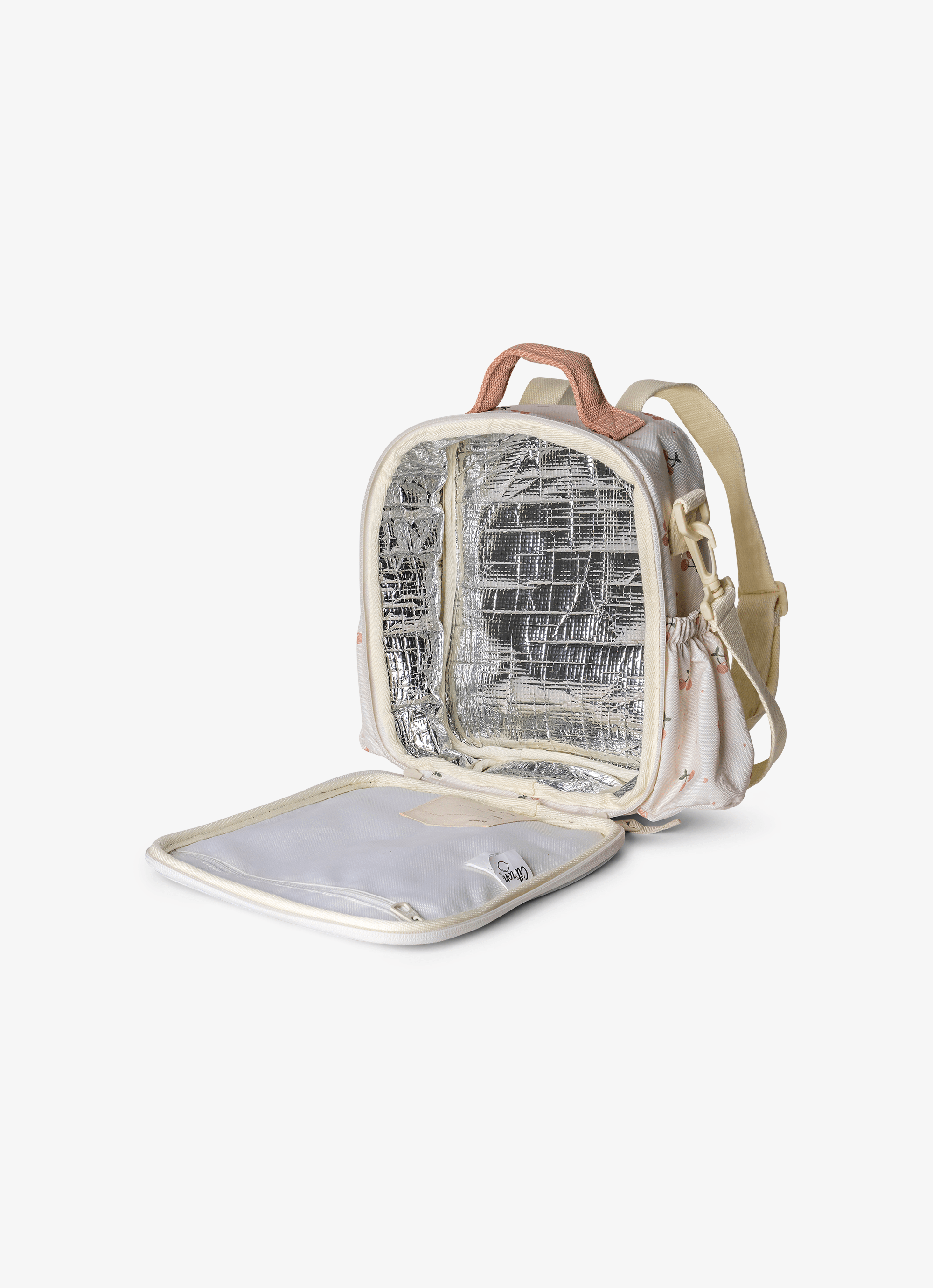 Citron Insulated Lunchbag Backpack - Cherry - Laadlee