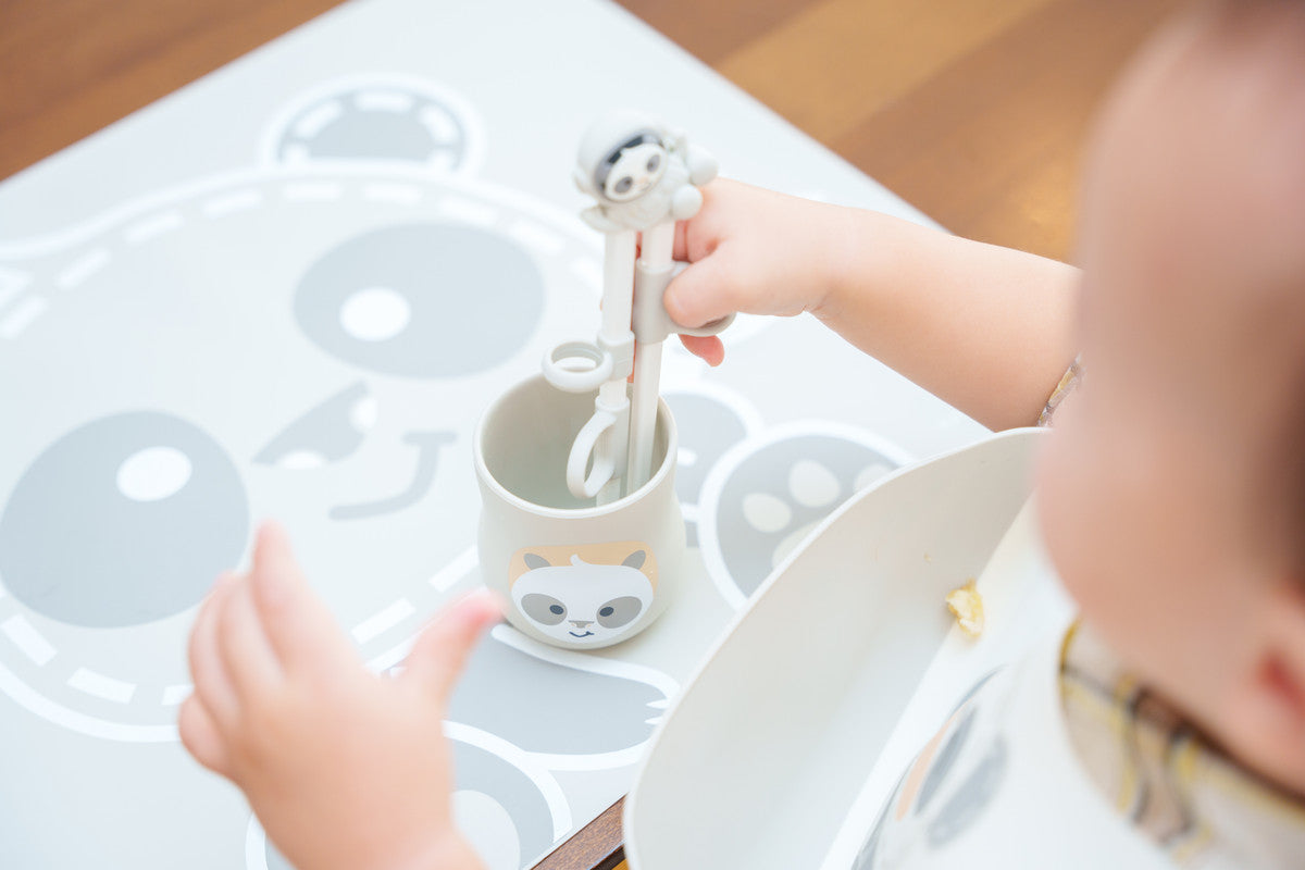 Marcus & Marcus - Kids Training Chopsticks - Pebble - Laadlee