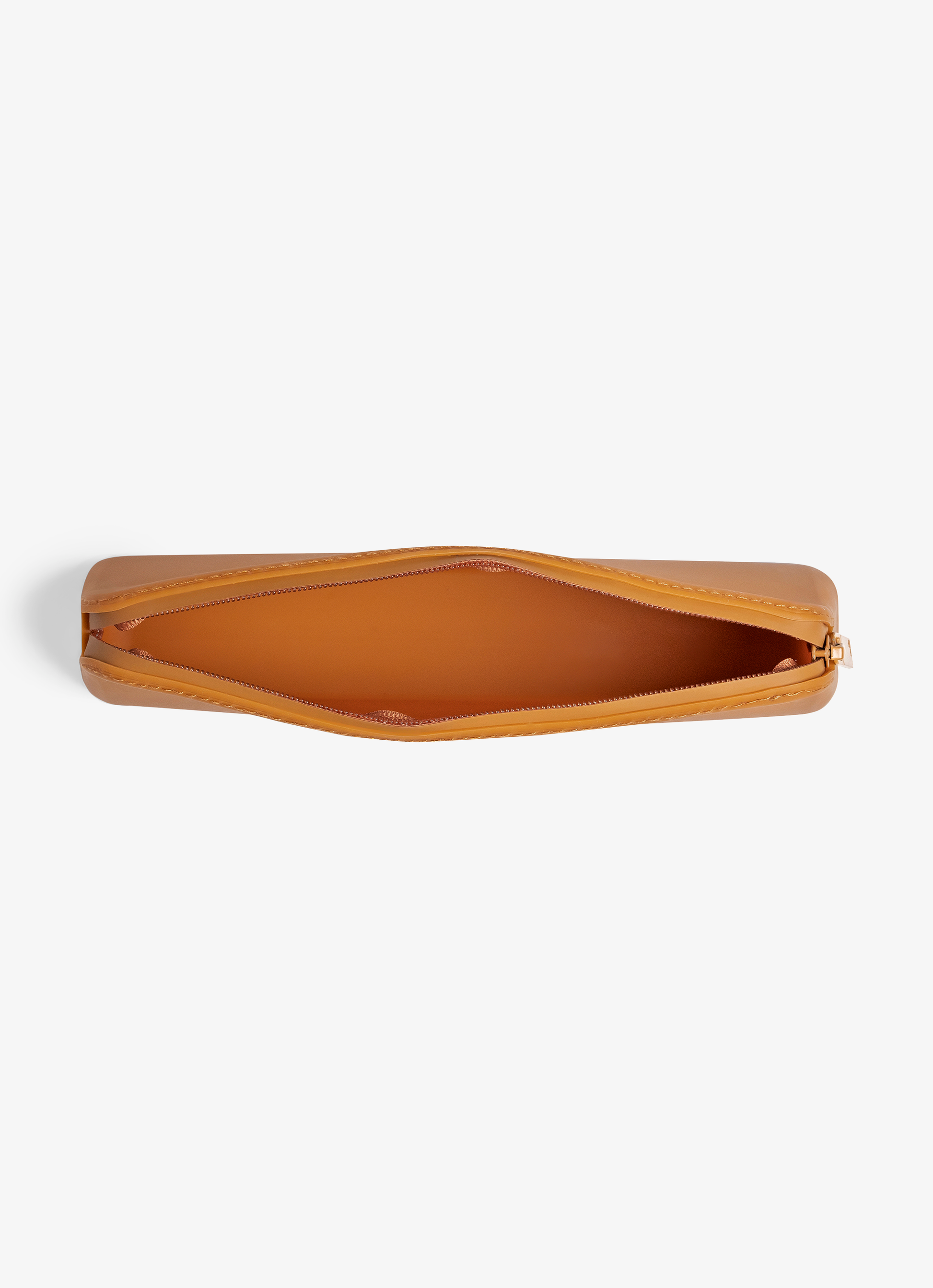 Citron Silicone Cutlery Pouch - Caramel - Laadlee