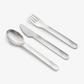 Citron Stainless Steel Cutlery with Pouch - Green - Laadlee