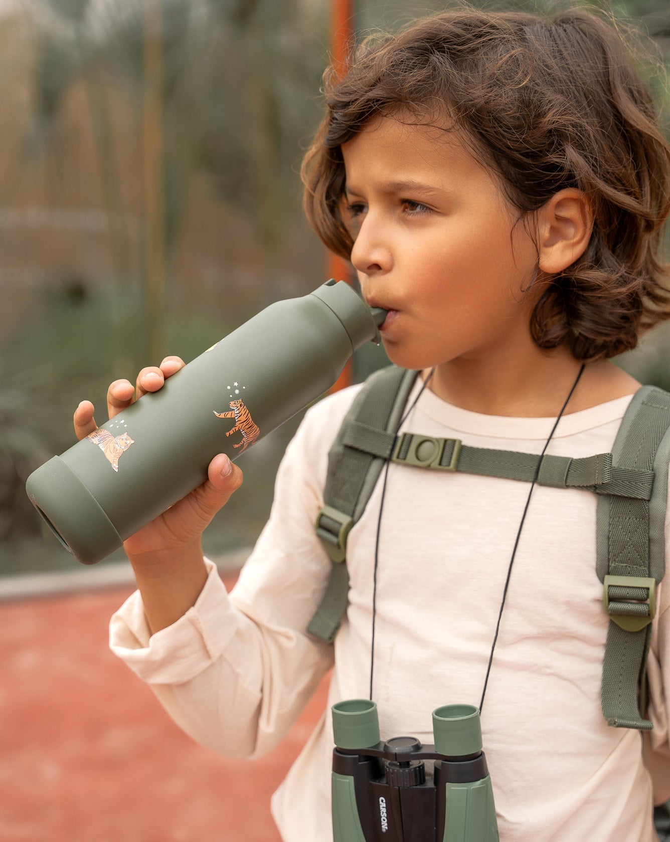 Citron Stainless Steel Water Bottle 500ml - Tiger - Laadlee