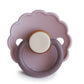 Frigg Daisy Latex Baby Pacifier 6M-18M, 1Pack, Lavender Haze - Size 2 - Laadlee