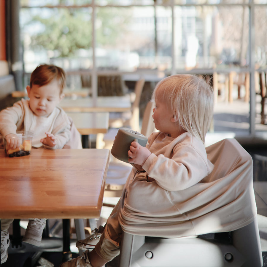 Mushie Silicone Snack Cup Dried Thyme - Laadlee