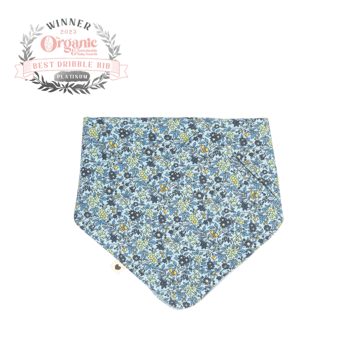 BIBS x LIBERTY Bandana Bib - Chamomile Lawn / Baby Blue - Laadlee