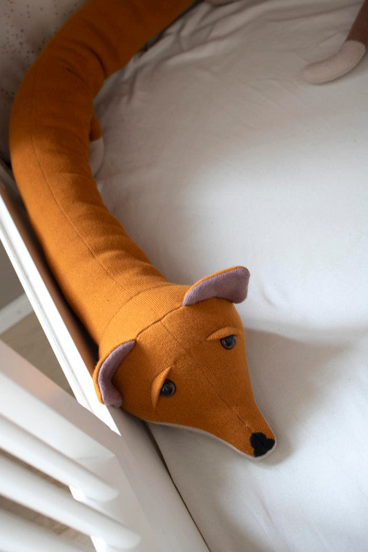 Filibabba Bed Snake Freya The Fox - Dark Orange - Laadlee