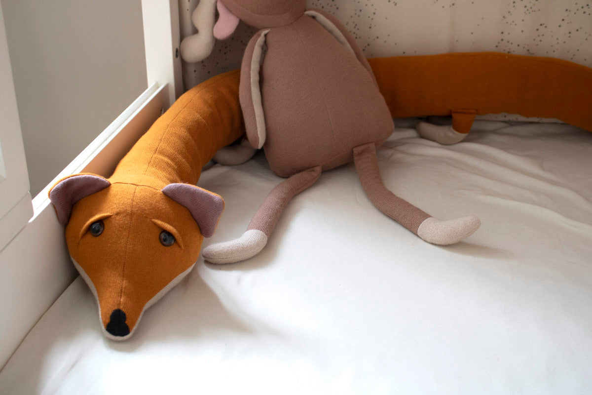 Filibabba Bed Snake Freya The Fox - Dark Orange - Laadlee