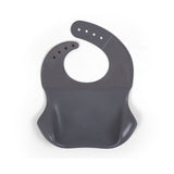 Filibabba Silicone Bib - Stone Grey - Laadlee
