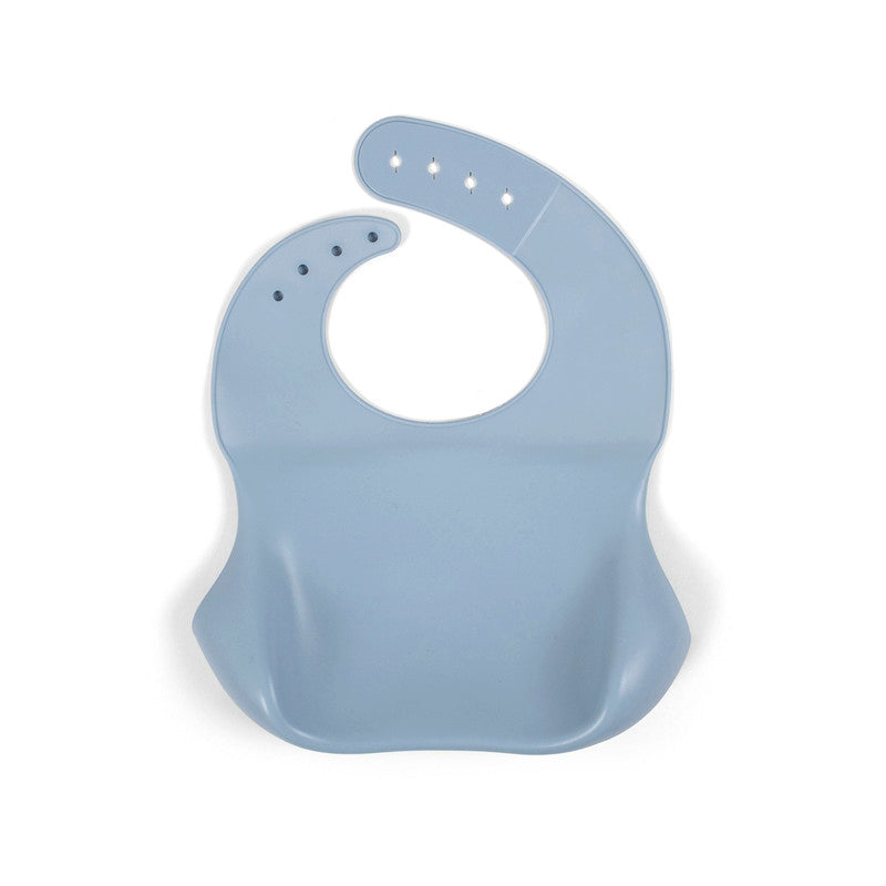 Filibabba Silicone Bib - Powder Blue - Laadlee