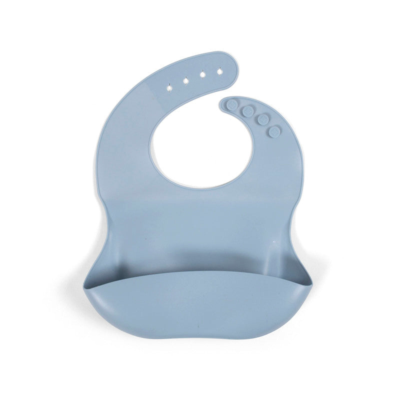 Filibabba Silicone Bib - Powder Blue - Laadlee