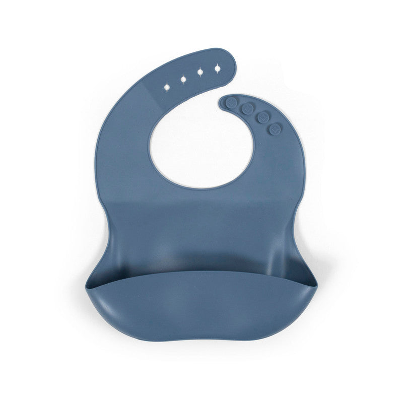 Filibabba Silicone Bib - Muddly Blue - Laadlee