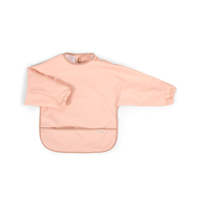 Filibabba Bib with Sleeves - Peach / Blush - Laadlee