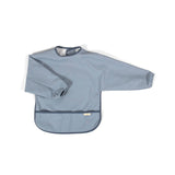 Filibabba Bib with Sleeves - Muddly Blue / Powder Blue - Laadlee
