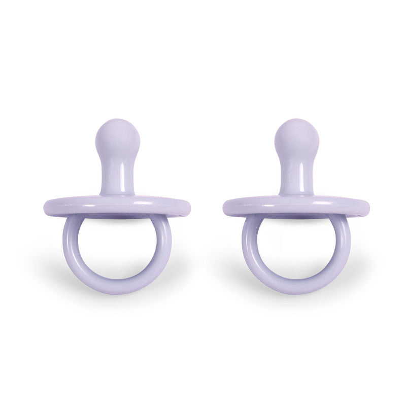 Filibabba Silicone Pacifiers - 0M - 3Y, Fresh Violet, Pack of 2 - Laadlee