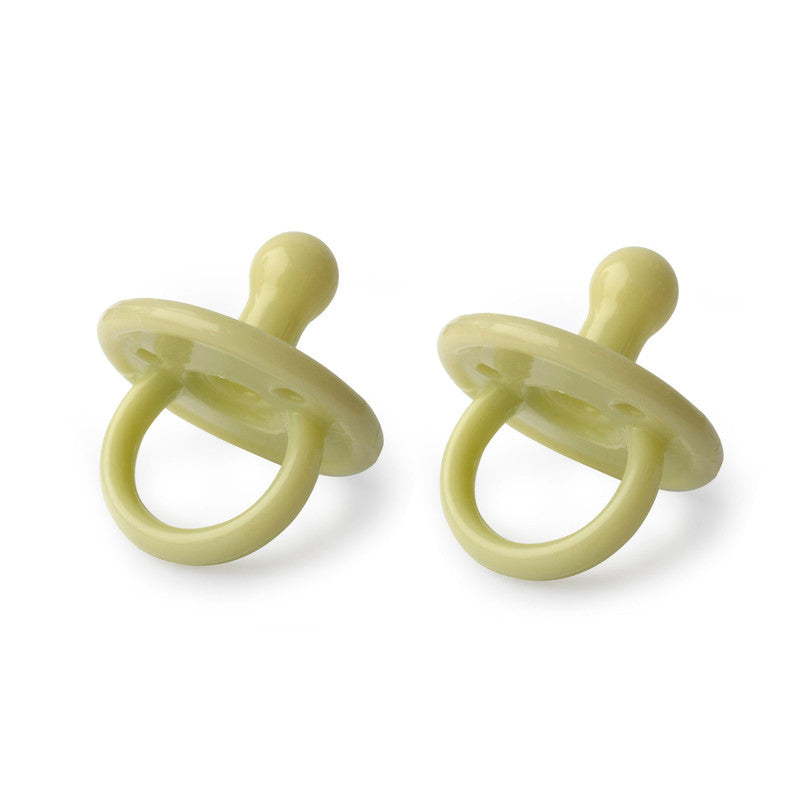 Filibabba Silicone Pacifiers - 0M - 3Y, Pistachio, Pack of 2 - Laadlee