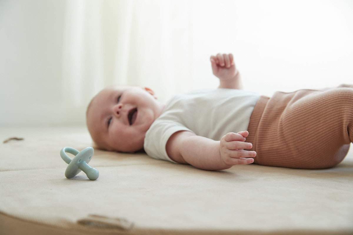 Filibabba Silicone Pacifiers - 0M - 3Y, Moss Green, Pack of 2 - Laadlee