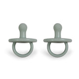 Filibabba Silicone Pacifiers - 0M - 3Y, Moss Green, Pack of 2 - Laadlee