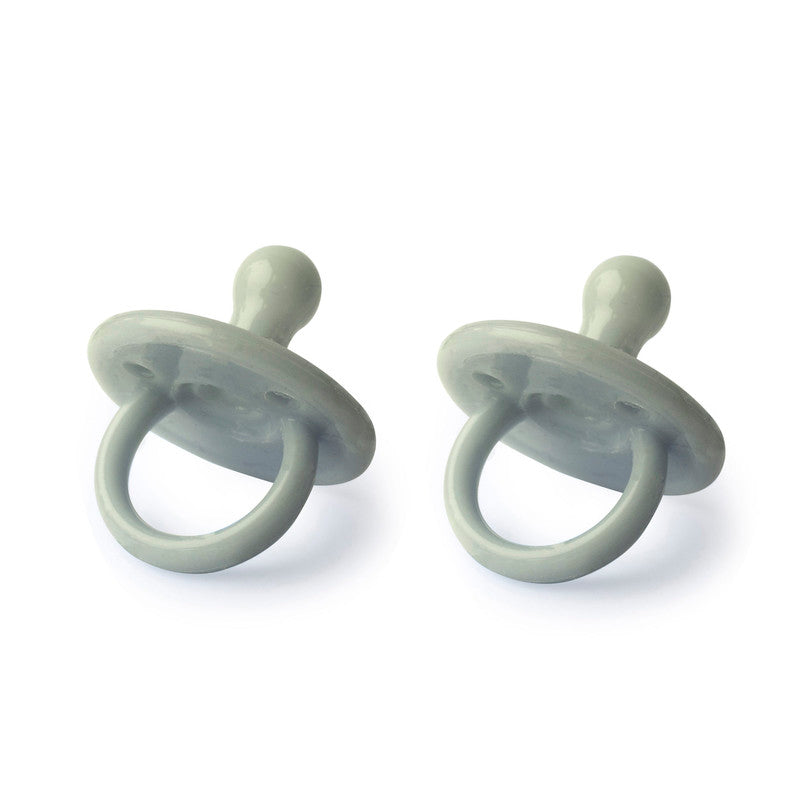 Filibabba Silicone Pacifiers - 0M - 3Y, Moss Green, Pack of 2 - Laadlee