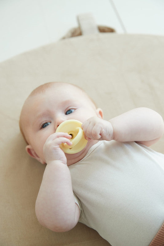 Filibabba Silicone Pacifiers - 0M - 3Y, Pale banana, Pack of 2 - Laadlee