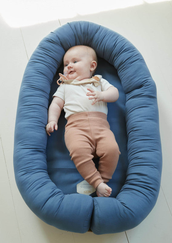 Filibabba Babynest - Kapok Muddly Blue - Laadlee
