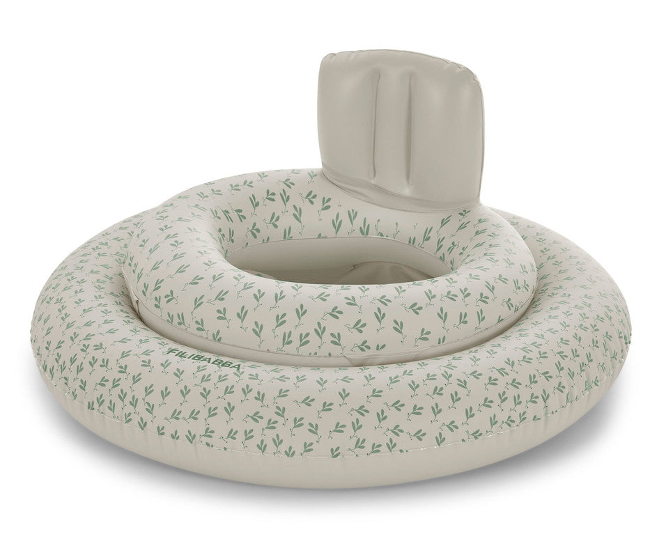 Filibabba Baby Swim Ring Alfie - Breezy Harmoni Tender Green - Laadlee