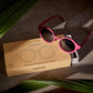 Filibabba Kids Sunglasses in Recycled Plastic - Fuchsia - Laadlee