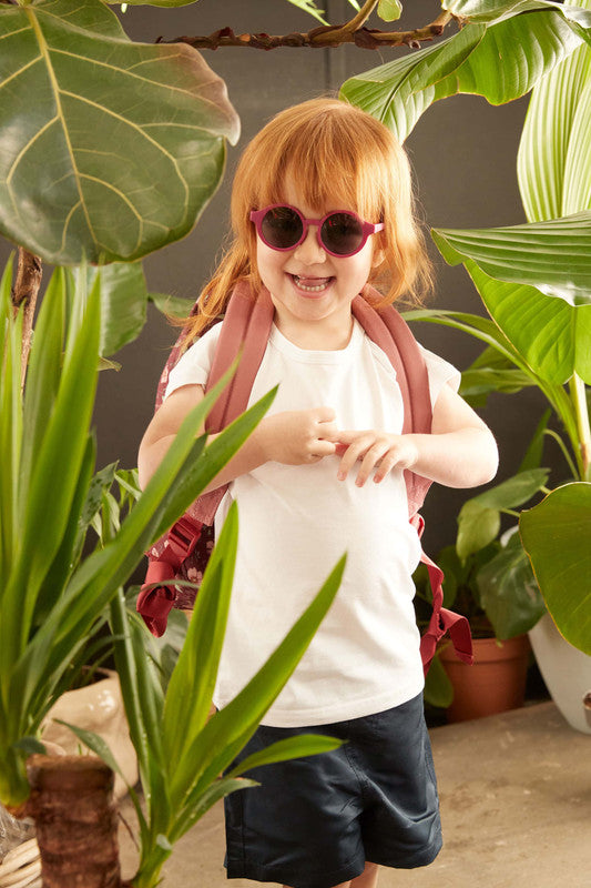 Filibabba Kids Sunglasses in Recycled Plastic - Fuchsia - Laadlee