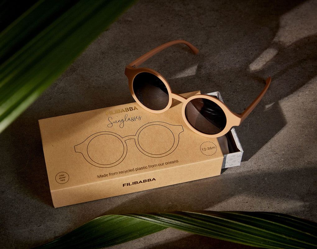 Filibabba Kids Sunglasses in Recycled Plastic - Sandy - Laadlee