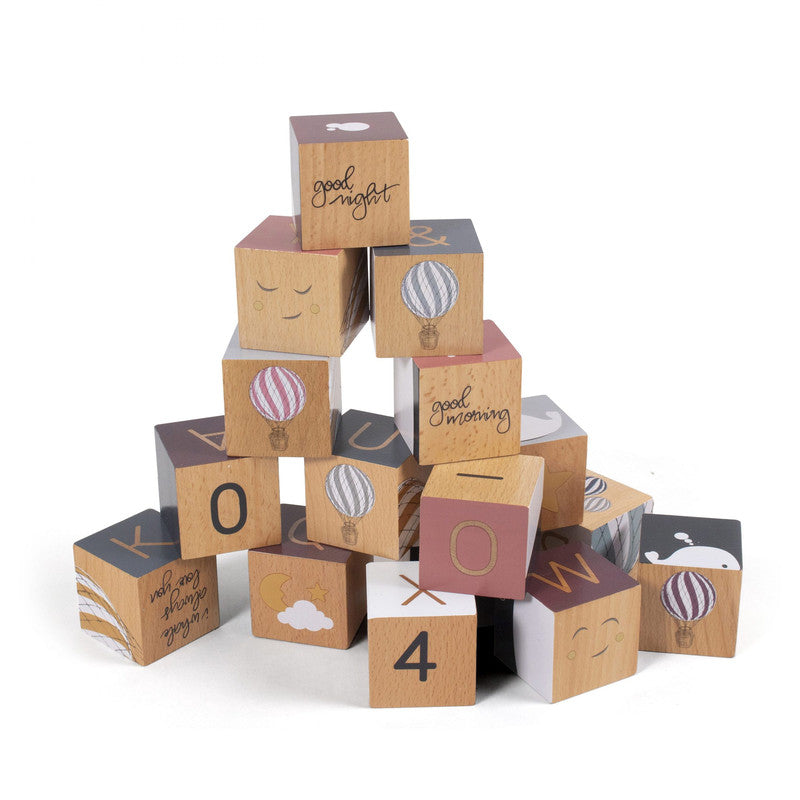 Filibabba Sustainable Wooden Blocks - Laadlee