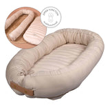 Filibabba Babynest Premium Kapok Nature White - Laadlee