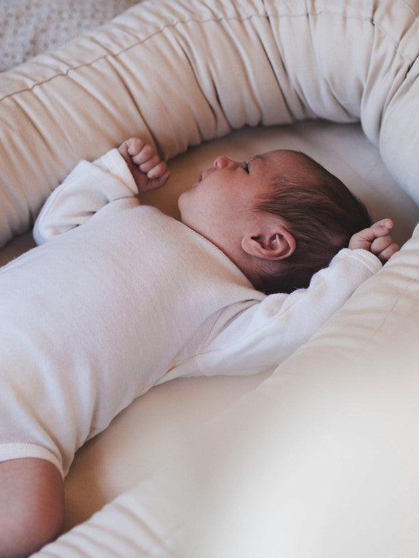 Filibabba Babynest Premium Kapok Nature White - Laadlee