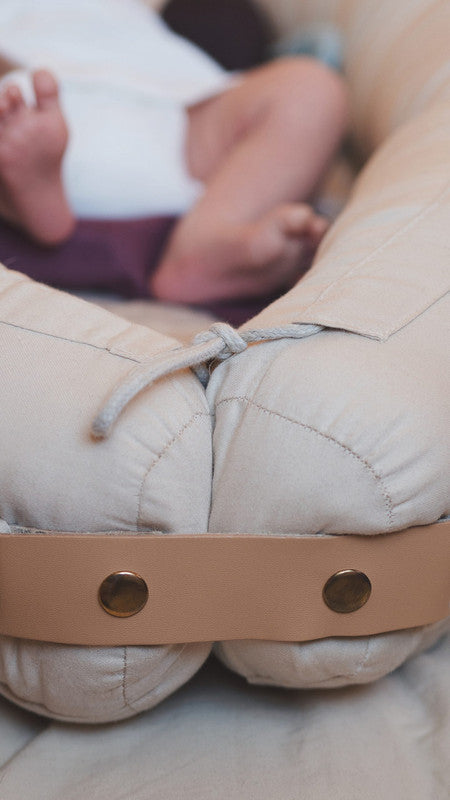 Filibabba Babynest Premium Kapok Nature White - Laadlee