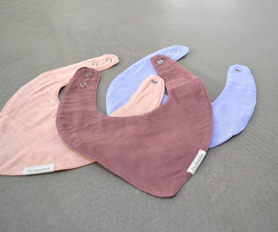 Filibabba Bib Muslin - Fresh Violet - Laadlee