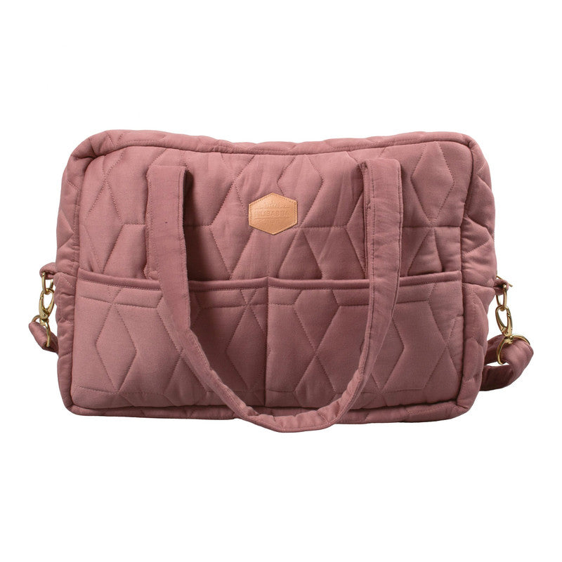 Filibabba Mommy Bag Soft Quilt - Wild Rose - Laadlee
