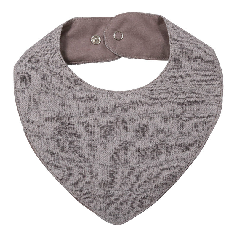 Filibabba Bib Muslin - Grey - Laadlee