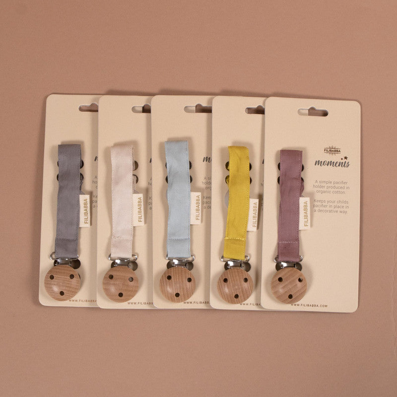 Filibabba Pacifier Holder Lemon - Laadlee