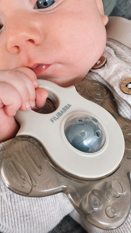 Filibabba Teether Cooling Star - Grey Mix (Pack of 2) - Laadlee