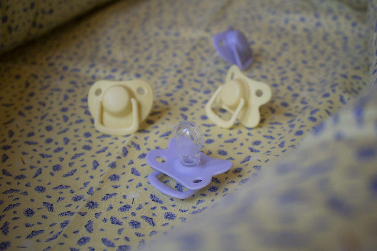 Filibabba Silicone Pacifiers - 6M+, Fresh Violet, Pack of 2 - Laadlee